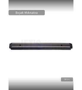 Bıçak Mıknatısı Askısı 38 cm Kalın Duvar Standı Çelik Bıçak Tutucu