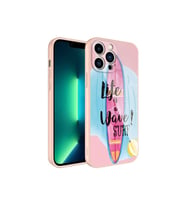 Apple iPhone 13 Pro Max Uyumlu Kılıf Kamera Korumalı Desenli Sert Silikon Zore Epoksi Kapak (Model 10)