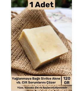 #sabun %100 Doğal Güzel Kokulu El Yüz Saç Cilt Vücut Orijinal Bitkisel Sarımsak Sabunu 120g - 1 Adet
