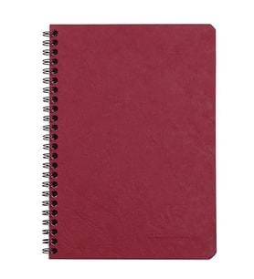 Clairefontaine Age Bag Wirebound A5 Kareli Defter Bordo 785322C