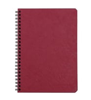 Clairefontaine Age Bag Wirebound A5 Kareli Defter Bordo 785322C