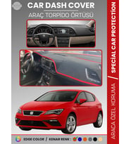 SEAT LEON (2013-2020) Torpido Örtüsü Ön Göğüs Halı Torpido Koruma Birebir Uyum Kaymaz UV Koruma