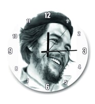 Cakatablo Devrimci Ernesto Che Guevara Çizim Portre Duvar Saati