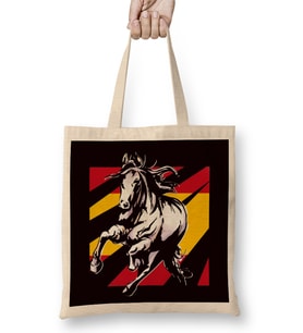 Spain Flag Horse Riding Equestrian Sport Horseshoe Saddle Bez Çanta Uzun Saplı