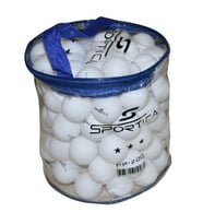 Sportica Çantalı 100 Lü Beyaz PinPon Topu