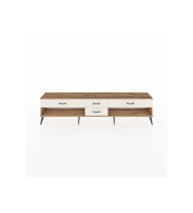 Arges TV Ünitesi 4 Çekmeceli  220x30x51 Çam-Çam/Aytaşı