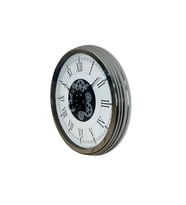 Silver Empire 60 Cm Çarklı Krom Duvar Saati (Standart)