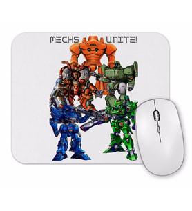 Mechs Unite Mouse Pad