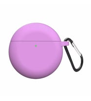 Microsonic Huawei FreeBuds 4 Mat Silikon Kılıf Lila