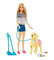 Barbie ve Tuvalet Eğitimindeki Köpeği Oyun Seti