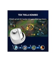 Mey İthalat® Memo Mb01 Oyun Tuşu - Beyaz (Krem)
