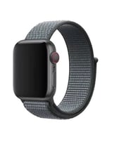 Apple Watch 40mm Uyumlu Kordon Hasır Örgü Cırt Cırtlı Terletmeyen Zore KRD-03 Kumaş Kayış
