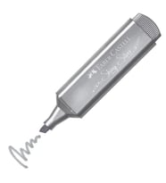 FABER CASTELL FOSFORLU KALEM METALİK SİLVER 1546