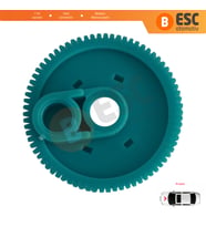 New Holland Traktör için Kabin Ön Silecek Motoru Tamir Dişlisi 50032309 Diş Sayısı: 74; Çap: 45 mm