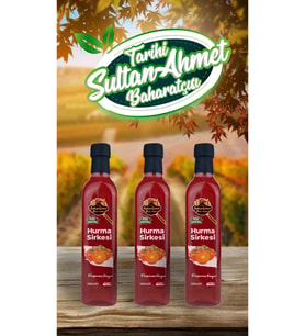 Tarihi Sultanahmet Baharatçısı Hurma Sirkesi 3x500ml (Özel Üretim)