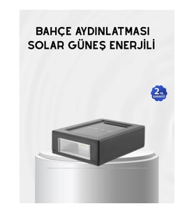 Mey İthalat® Güneş Enerjili Su Geçirmez Bahçe Apliği Uzun Ömürlü LED’li