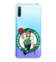 Huawei P Smart Pro Uyumlu Kapak Boston Celtics Tasarımlı Şeffaf Silikon Kılıf