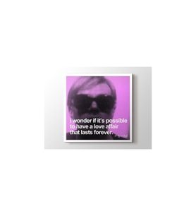 DBSanatevi Andy Warhol - Love Affair Tablo 70 X 70 Cm