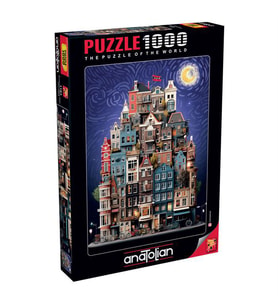 Anatolian Puzzle 1000 Parça Amsterdam Starry Night 1183