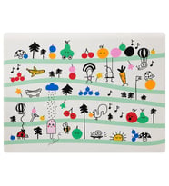 IKEA GRÖNFINK çok renkli 30x40 cm amerikan servis