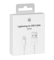 Apple iphone Şarj Kablosu 2 Metre MD819ZM/A İphone 5-6-7-8-X (Bordo)