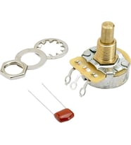 FENDER 0990835000 500k Solid Shaft Potansiyometre Volüm veya Ton Kontrolü İçin, Strat/Telecaster Yedek Parçası, Hassas Kontrol