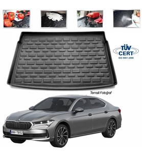 Skoda Super B Bagaj Havuzu Paspası 2024 Sonrası
