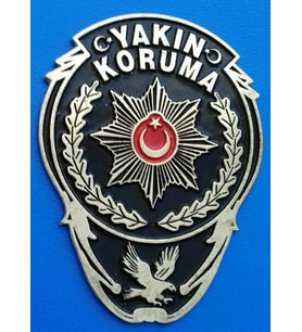 YAKIN KORUMA CÜZDAN ROZETİ (METAL)-SATIN/AL,YAKIN KORUMA KIMLIK KARTLI PERSONELE SATILIR.-SIVILE SATILMAZ