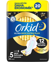 Hijyenik Ped Gece Ekstra Plus (Boy 5) 20 Adet Ped