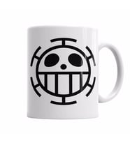 Trafalgar's Flag One Piece Kupa Bardak Porselen