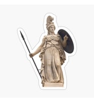 Athena Sticker Yapıştırma Etiket 19CM