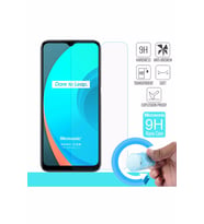 Realme C3 Ekran Koruyucu HD Kalite Kırılmaz Esnek Nano Cam Film (Renksiz)