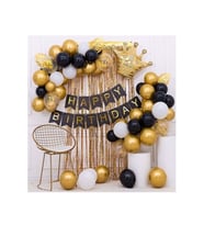 Kral Taçlı Doğum Günü Seti Happy Bırthday