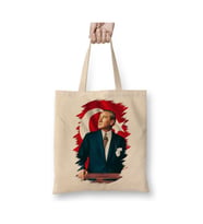 Mustafa Kemal Atatürk 05 Beyaz Bez Çanta Uzun Saplı Alışveriş Çantası Plaj Çantası