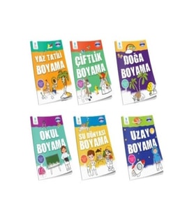 Çocuk Gelişimi Türkçe Ingilizce Boyama Seti