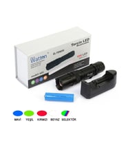 Watton WT-605 10W 2000 Lümen 4 Renk Güçlü El Feneri
