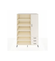 Kronos Dolap 9 Raflı 3 Çekmeceli Tek Kapaklı  132x59x195 Aytaşı-Aytaşı/Aytaşı