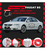 Volksvogen Passat B5 Oto Araç Kapı Koruma Fitili 5metre Parlak Kırmızı Renk
