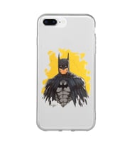 Iphone 7 Plus ve 8 Plus Uyumlu Batman Tasarımlı Şeffaf Telefon Kılıfı