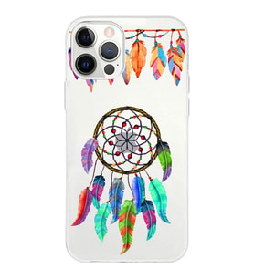 PrintiFy Apple  iPhone 12 Pro Max ile Uyumlu 1mm Slim Fit Nazar Boncuğu 6 Baskılı Şeffaf  Kılıf