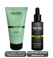 the fair. Yağlı Akneye Yatkın Cilt Temizleme Jeli 150 ml ve Kafein Göz Çevresi Serum 30 ml