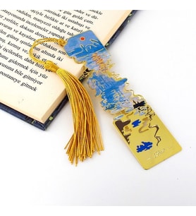 Claude Monet İzlenim Gündoğumu Tablo Impression Metal Ayraç Kitap Ayracı AY088