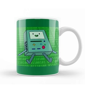 Cute Adventure Time Bmo 01 Kupa Bardak Porselen