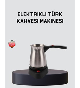 Northcity Elektrikli Türk Kahvesi Cezvesi 800W Kablosuz Döner Tabanlı - 6 Fincan Kapasiteli