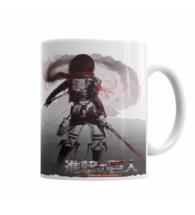 Attack on Titan Mikasa Kupa Bardak Porselen
