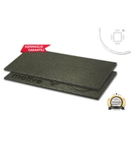 Motive Rubber Soğuk Pres Sirius Khaki Grey 50x100 cm 2 cm Profesyonel Aşınmazlık Garantili Soğuk Pres Kauçuk Zemin 1 Adet