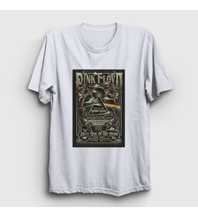 Presmono Unisex Beyaz Moon V3 Pink Floyd T-Shirt 355365tt