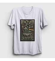 Presmono Unisex Beyaz Moon V3 Pink Floyd T-Shirt 355365tt