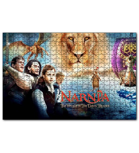 Cakapuzzle Narnia Günlükleri 3 Tüm Karakterler  Puzzle Yapboz MDF (Ahşap) (120 Parça)