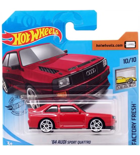 Hot Wheels '84 Audi Sport Quattro - Kırmızı - 2020 - GHC03 - 1/64